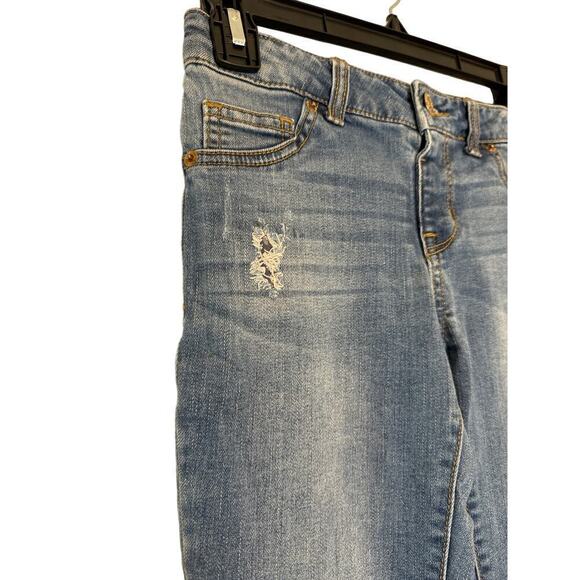 Cat & Jack Jeggings Distressed Girls Size 12 - Picture 3 of 10